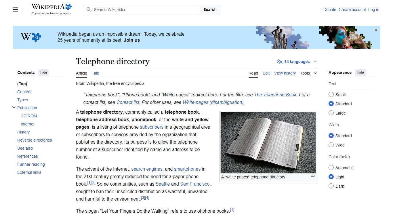 Telephone directory - Wikipedia