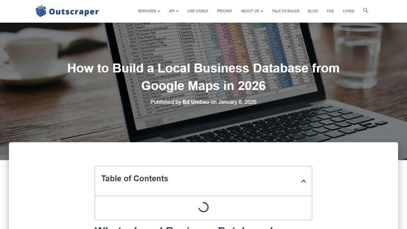 How to Build a Local Business Database from Google Maps in 2026 | Outscraper